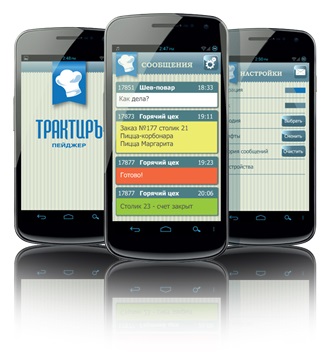 Трактиръ:Пейджер мобильное приложение для официантов